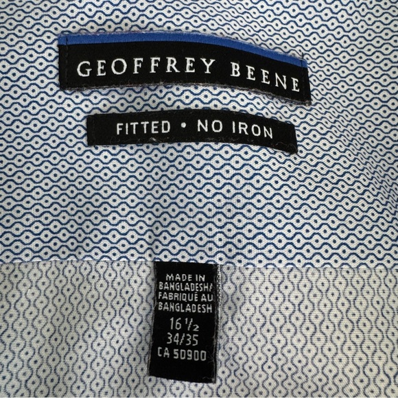Geoffrey Beene Sky Blue Dress Shirt - Picture 2 of 5
